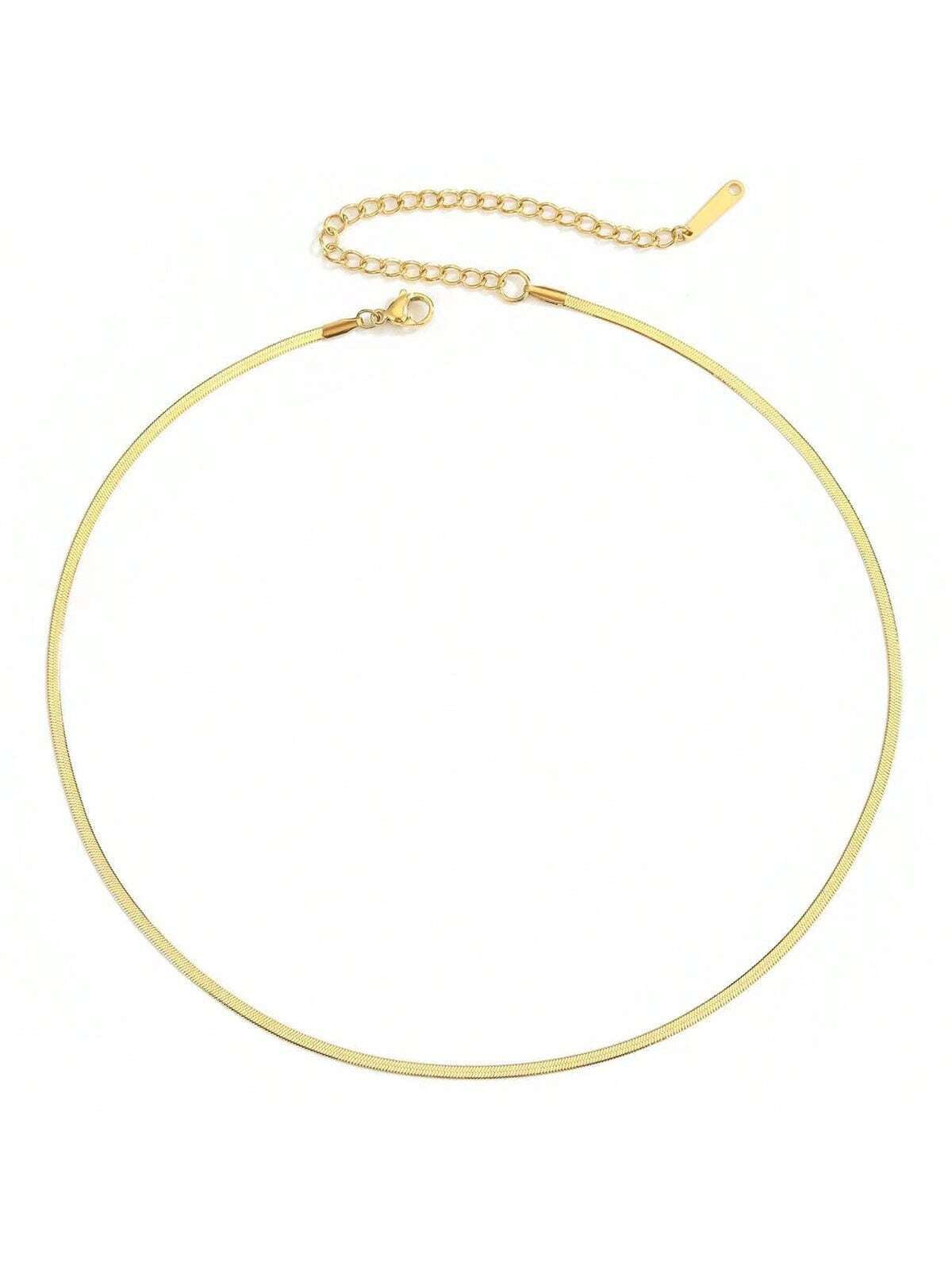 Elegant Minimalist Stainless Steel Chain Necklace